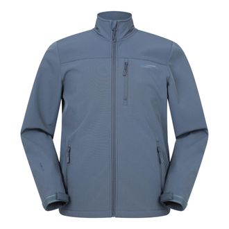 Mountain Warehouse Heren Grasmere Waterdichte Softshell Jas (Blauw)