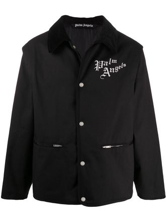 Palm Angels Denim jas - Zwart