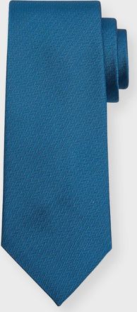 Charvet Men & apos;s Herringbone Silk Tie