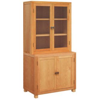 vidaXL Conjunto De Muebles De Almacenaje Marr&oacute;n Madera De Ingenier&iacute;a Vidaxl