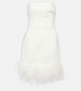 Rebecca Vallance Bridal - Miniabito Evelyn con piume