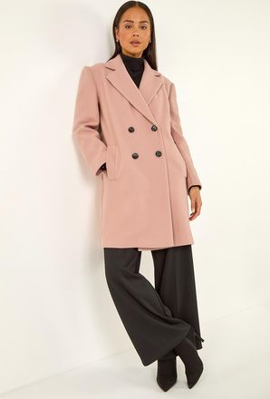 Roman Double Breasted Collar Coat
