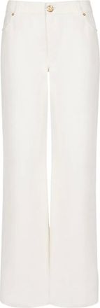 Balmain Jeans con applicazione logo - Bianco