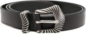 Orciani Accessoires, Dames, Zwart, 80 CM, Leer, Bull Soft Belt