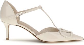 Valentino Garavani Off White Logo Pumps