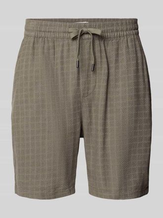 Only & Sons Regular Fit Shorts aus Viskose-Leinen-Mix Modell TEL LATHAM in Oliv, Gr&ouml;&szlig;e XXL