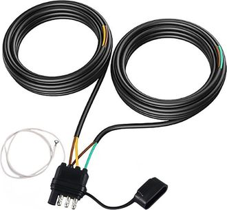OEM Kit De Cableado Para Remolque De 26 Pies, 4 Pines, 5 Cables, Para Luces Traseras, Luces De Freno E Intermitentes