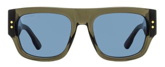 Gucci GG1262S Flat-Top Acetate Sunglasses - Gray