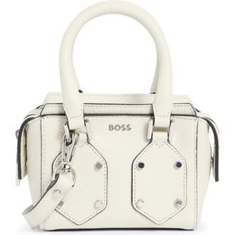 BOSS Ivy Extra Small Shoulder Bag in Open White at Nordstrom Rack