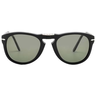 Persol Polarized Green Pilot Folding Unisex Sunglasses PO0714 95/58 54