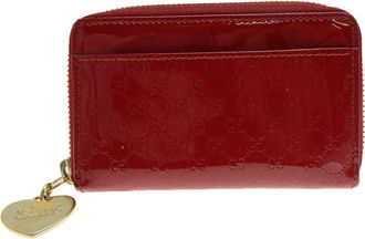 Gucci Red Color Coin Purse/Coin Case (Pre-Owned)