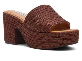 Steve Madden Trippy Womens Wedge Shoes Brown : 7.5 M, Synthetic