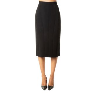 Max Mara Pencil Skirts, female, Black, Size: XL Gonna a tubino