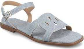 Journee Collection Bridey Sandal in Denim at Nordstrom Rack, Size 8.5
