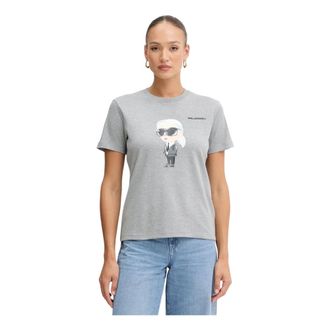 Karl Lagerfeld Mujer, Camisetas, Gris, Talla: L