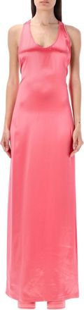 Fendi Pink Maxi Long Dress