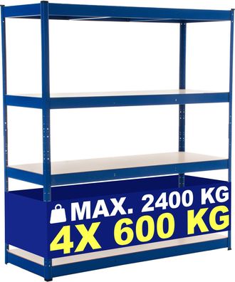 Clp Clp - Estanter&iacute;a Para Cargas Pesadas 160x60x180 Cm Azul