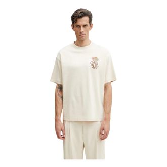 Dr&ocirc;le de Monsieur Hombre, Camisetas, Beige, Talla: S