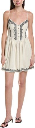 Saltwater Luxe Linen-Blend Tank Mini Dress