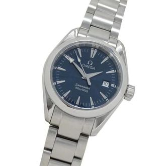Omega Vintage, unisex, Blauw, ONE Size, Pre-owned Vintage Polshorloge