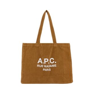 A.P.C. Shopping Bags, female, Brown, ONE SIZE, Brown Bags for Stylish Outfits