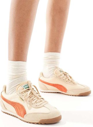 Puma Arizona - Sneakers beige e arancione bruciato-Neutro