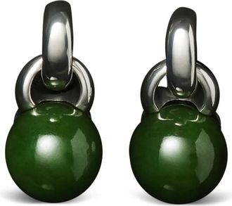 Sophie Buhai sterling silver Everyday jade earrings - Green
