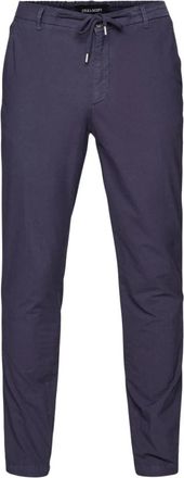 Lyle & Scott Slim-fit broek - Heren - Slim Fit Broeken - Blauw - W33 - Katoen - Broeken