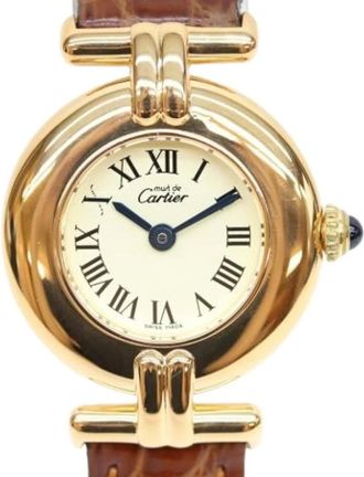 Cartier Orologio Vintage Pre-owned - - Pre-owned - Donna - Beige - ONE SIZE