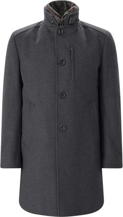 Windsor Abrigo de botonadura sencilla - Coats - Hombre - Gris - 2XL