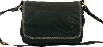 Loewe Pre-owned Loewe Leather Anagram Flap Crossbody Ladies 16K3V6IOIKIS6GH2