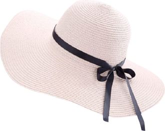 Generic Summer Beach Hats for Women Sun Hats Sun Protection Wide Brim Hat for Outdoor Travel Holiday Pink