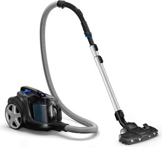 Philips PowerPro Expert 7000 Series - Aspirapolvere senza sacco - Bocchetta TriActive+ led - Filtro per allergie - 900 watt - Nero lucido