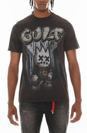 Cult of Individuality Money is the Motive Oversize Graphic T-Shirt in Vintage Charcoal at Nordstrom, Size Small