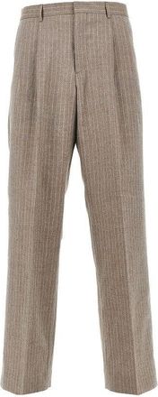 Sunflower Linen and wool pants with darts Man 50