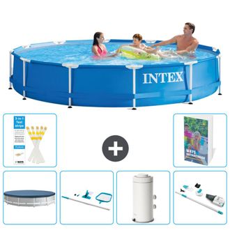 Intex Piscina Con Estructura Redonda - 366x76 Cm - 7-piezas S83