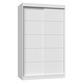 Hucoco Paolo - Armario Con 2 Puertas Correderas - Armario L 120 Cm - Vestidor Con 2 Puertas