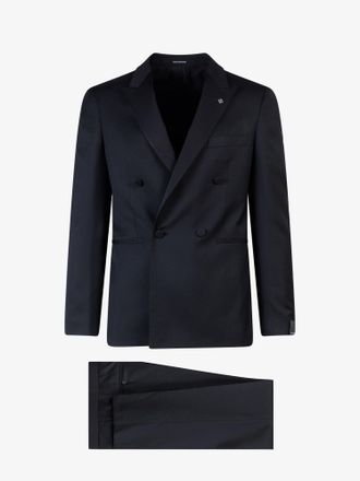 Tagliatore Virgin wool double-breasted tuxedo - TAGLIATORE - gender_Man