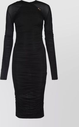 Elisabetta Franchi long-sleeve midi dress