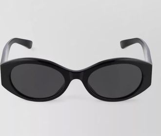 Balenciaga oval sunglasses silk nylon blend frame