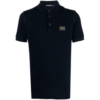 Dolce & Gabbana DG Essentials Cotton Piqu&eacute; Polo Shirt