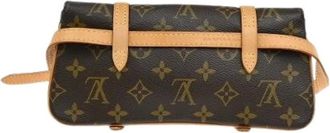 Louis Vuitton Pre-owned Belt Bags, female, Brown, Size: ONE SIZE Pre-owned Canvas Belt Bag