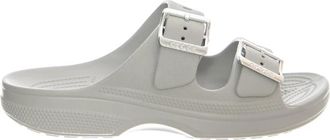 Crocs Saturday Metallic Buckle - Dames - Sandalen - Grijs - 36 EU - Schoenen