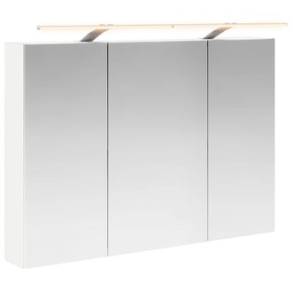 vidaXL Armario Con Espejo De Ba&ntilde;o Con Estante 100 X 14,5 X 70 Cm Vidaxl