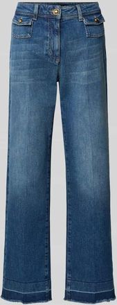 Luisa Cerano Luisa Cerano Jeans im Used-Look mit Fransen in Jeansblau, Gr&ouml;&szlig;e 34