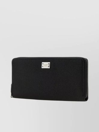Dolce & Gabbana leather zip around wallet