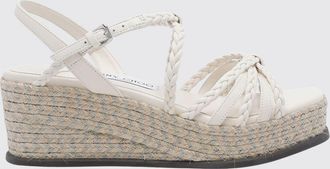 Jimmy Choo London Sandali con zeppa Nyra in pelle intrecciata