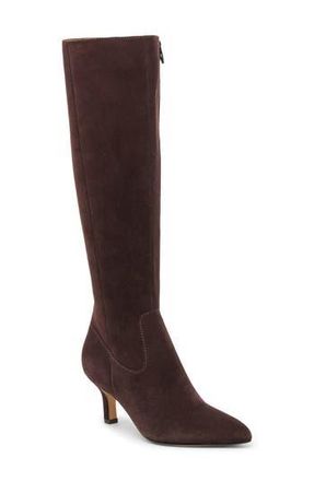 Dolce Vita Attie H2O Water Resistant Knee High Boot in Mahogany Suede H2O at Nordstrom Rack, Size 7.5