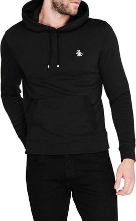 Original Penguin Heren Popover Hoodie (Zwart)