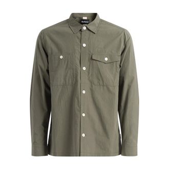 Barbour Casual Shirts, male, Green, Size: L Ryehill Shirt